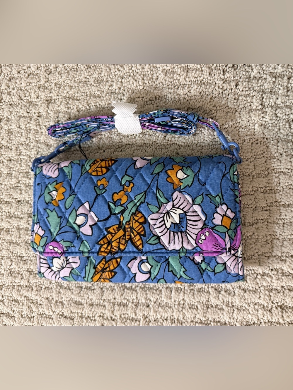 Vera Bradley Wild Prairie wallet Crossbody Bag
